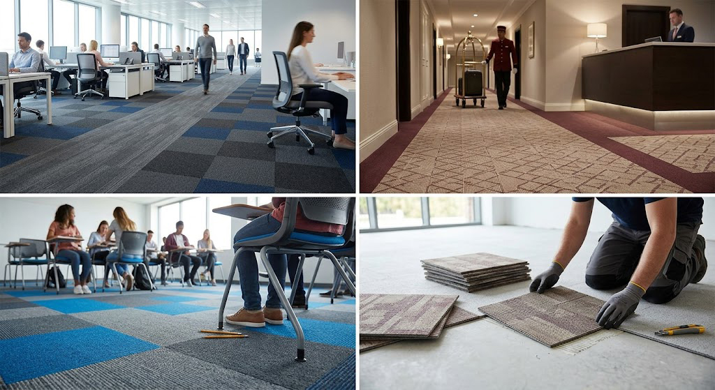 Carpet Tiles by Style Decoration